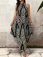 Women’s Casual Striped Loose Maxi Dress
