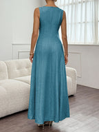 Women’s summer sleeveless A-line dress