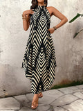 Women’s Casual Striped Loose Maxi Dress