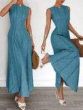 Women’s summer sleeveless A-line dress