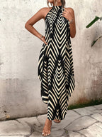 Women’s Casual Striped Loose Maxi Dress