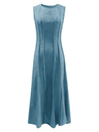 Women’s summer sleeveless A-line dress