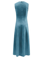 Women’s summer sleeveless A-line dress