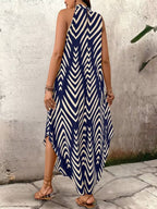 Women’s Casual Striped Loose Maxi Dress